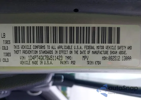2011 Dodge Nitro Heat z USA, uszkodzony, nr VIN 1D4PT4GK7BW511423